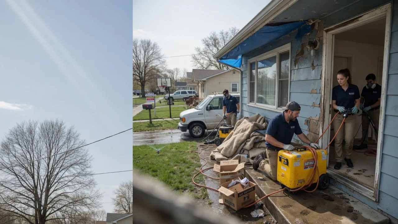 Basement Flood Cleanup in Urbana, IL near me